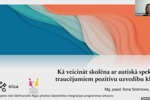 ”Kā veicināt skolēna ar autiskā spektra traucējumiem pozitīvu uzvedību klasē”